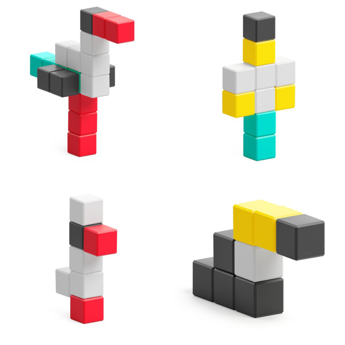 PIXIO 25 Magnetische Bausteinwürfel