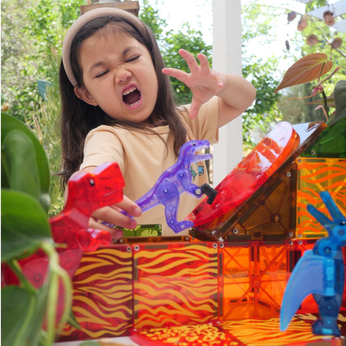 Magna-Tiles Dino World – 40 Pieces
