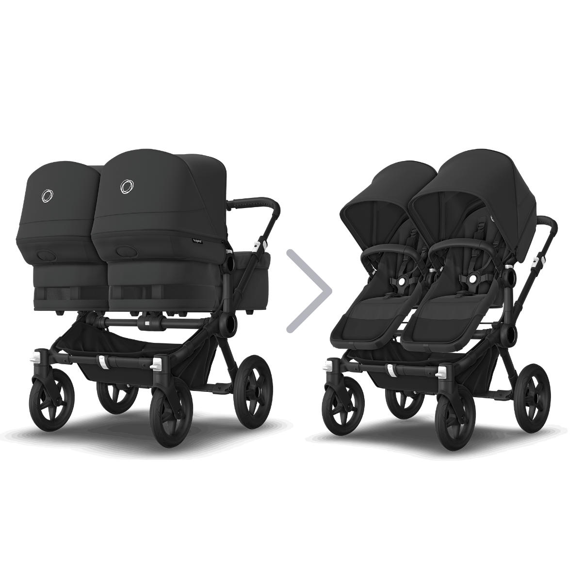 Bugaboo Donkey 5 Twin Kinderwagen Set 3 in 1 inkl. Cybex Cloud T i-Size