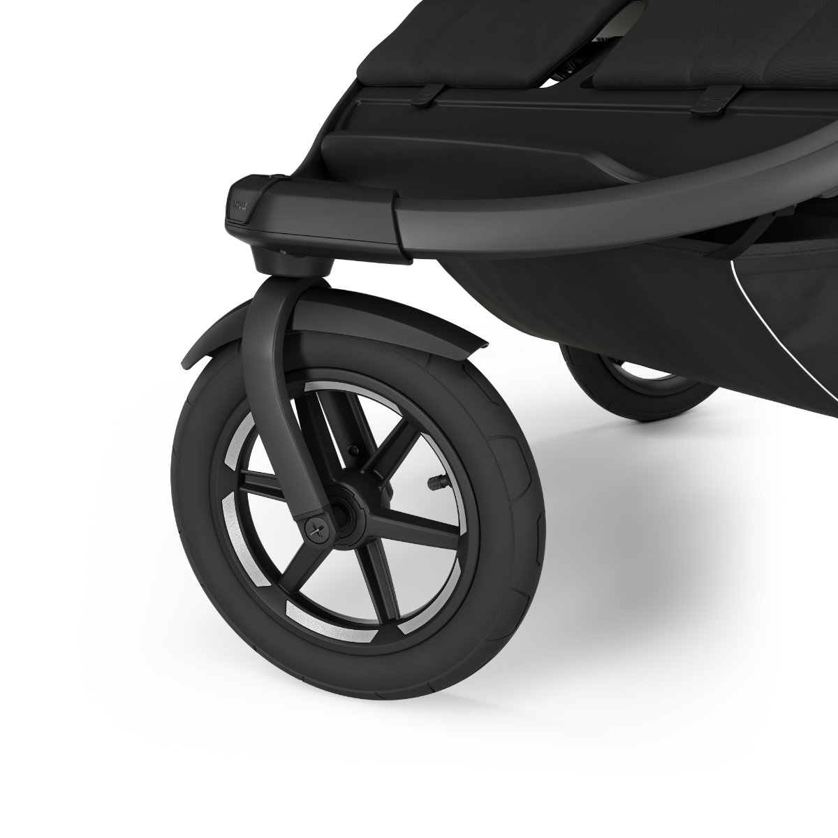 Thule Urban Glide 3 Double Geschwisterwagen Black Detailansicht