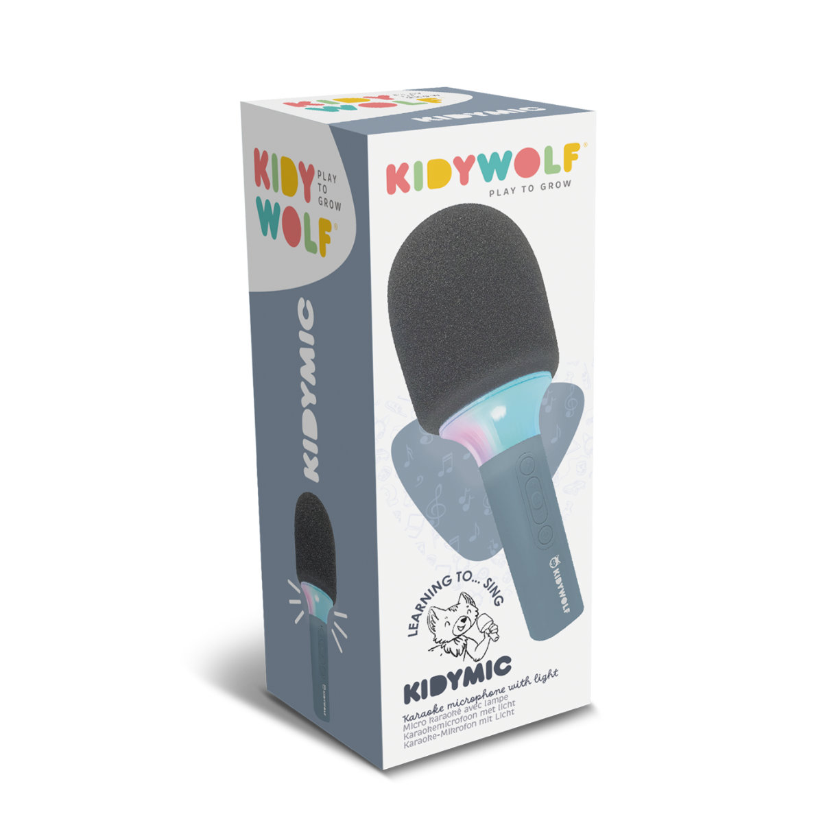 Kidywolf Kidymic Karaoke Mikrofon mit licht