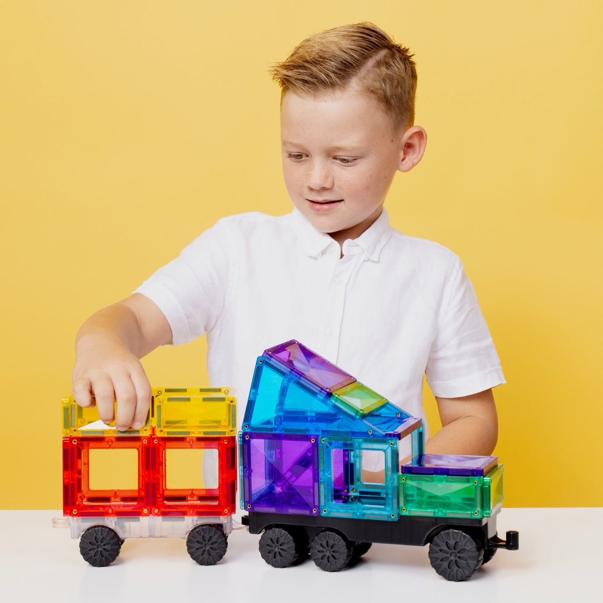 Connetix Magnetbausteine Bright Transport Pack – 50 Teile