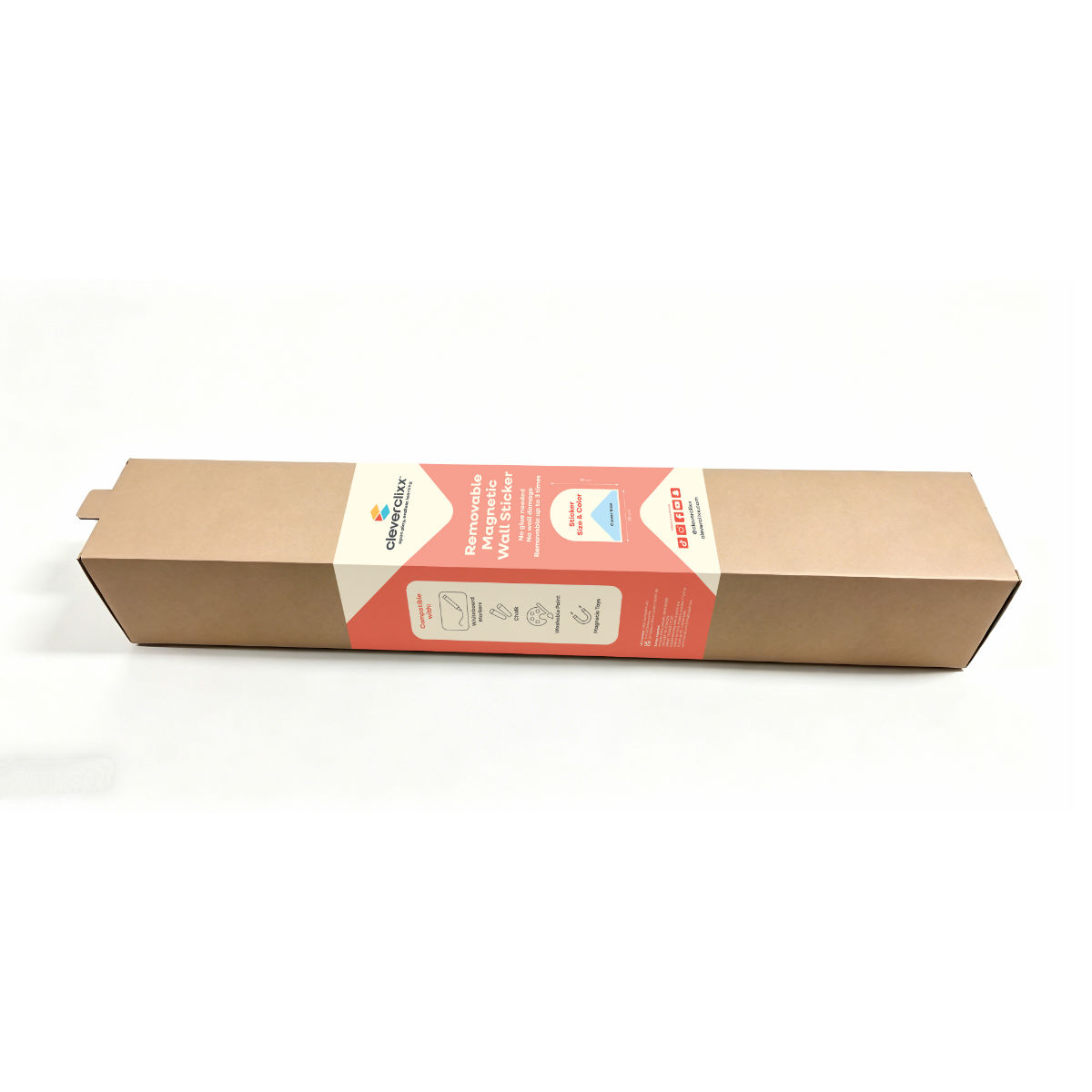 Cleverclixx Magnetische Tafel 95x75 cm