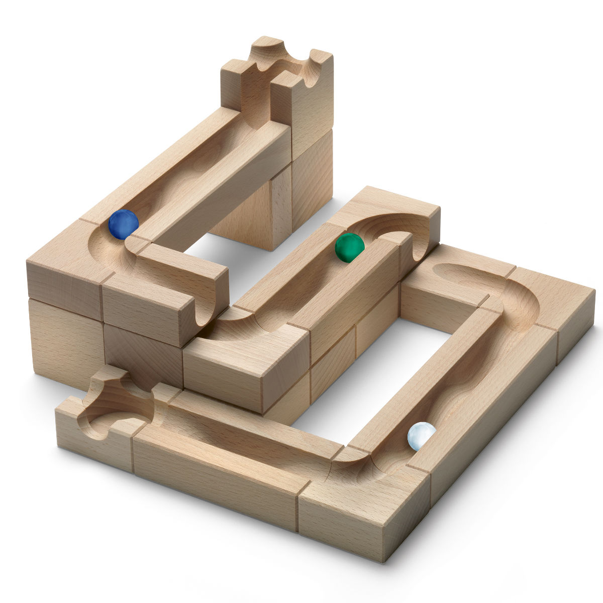 CUBORO Marble Run Extra Set – Expansion Sets in Various Versions