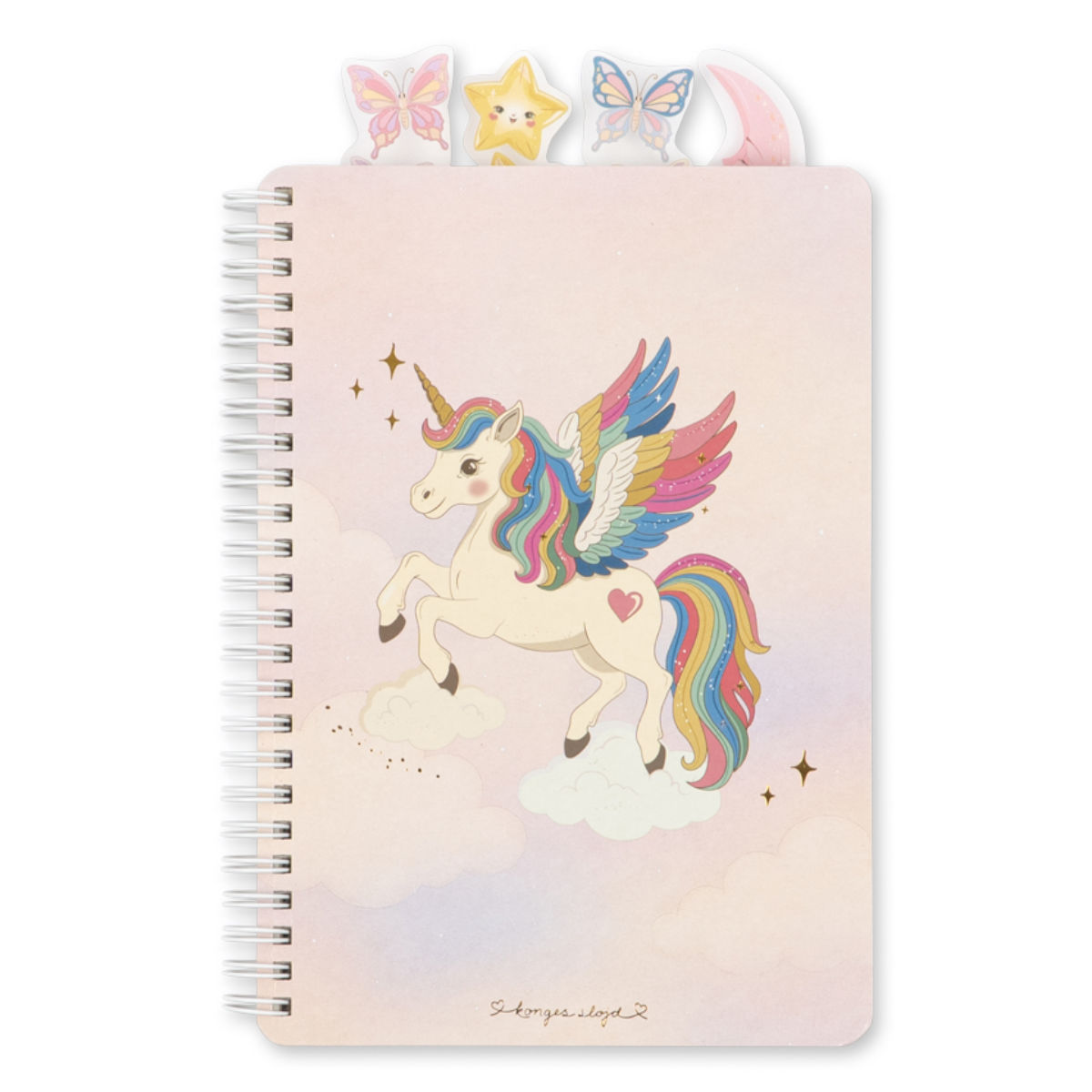Konges Sløjd Stationery Set for Kids – Notebook, Stickers & Gel Pens
