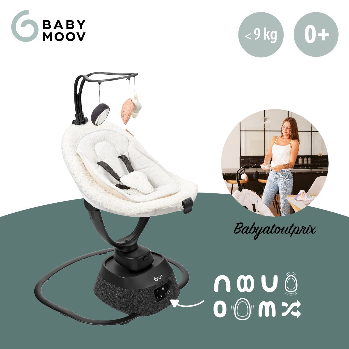 Babymoov Electric Baby Bouncer Swoon Evolution