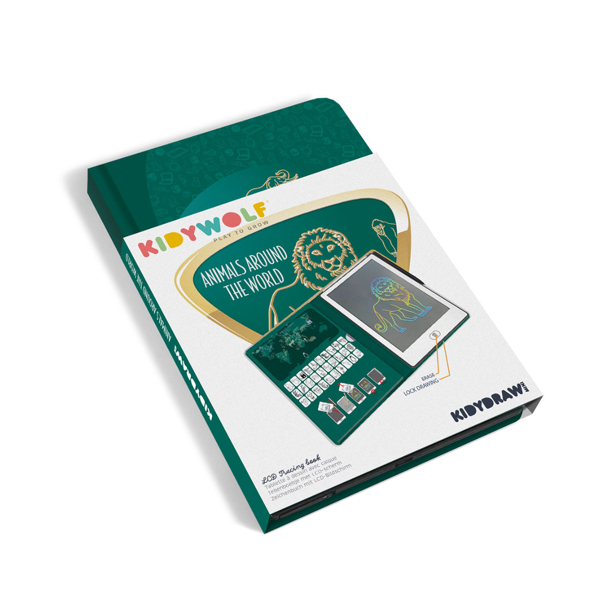 Kidywolf Kidydraw Mini Drawing Tablet – 30 Drawings
