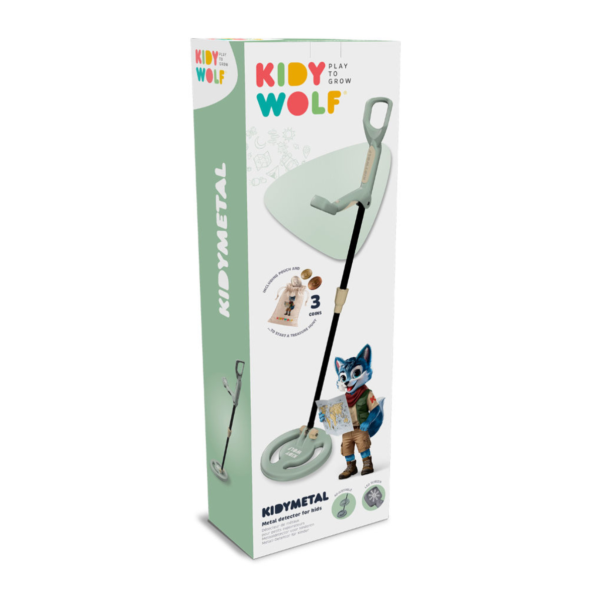 Kidywolf Metalldetektor für Kinder - KIDYMETAL