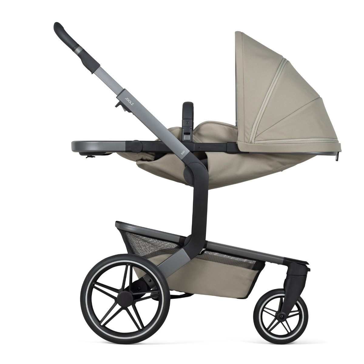 Joolz Day5 Kinderwagen Set 3 in 1 in Beige - Seitenansicht