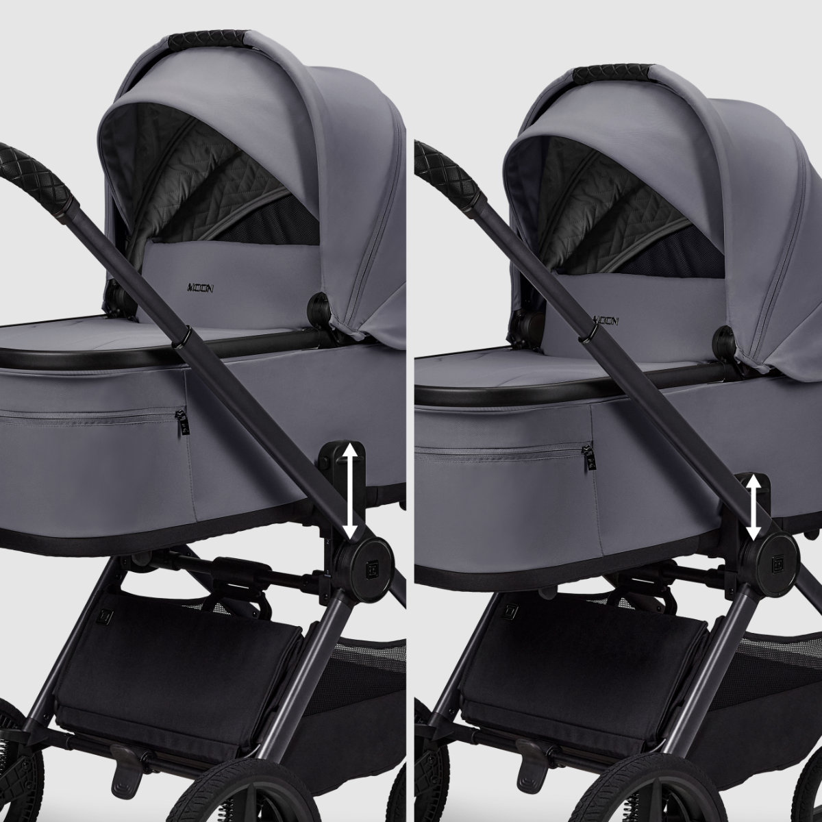 Moon Gio Fold Kinderwagen Set 3 in 1 inkl. Maxi-Cosi Pebble Slide Pro Babyschale