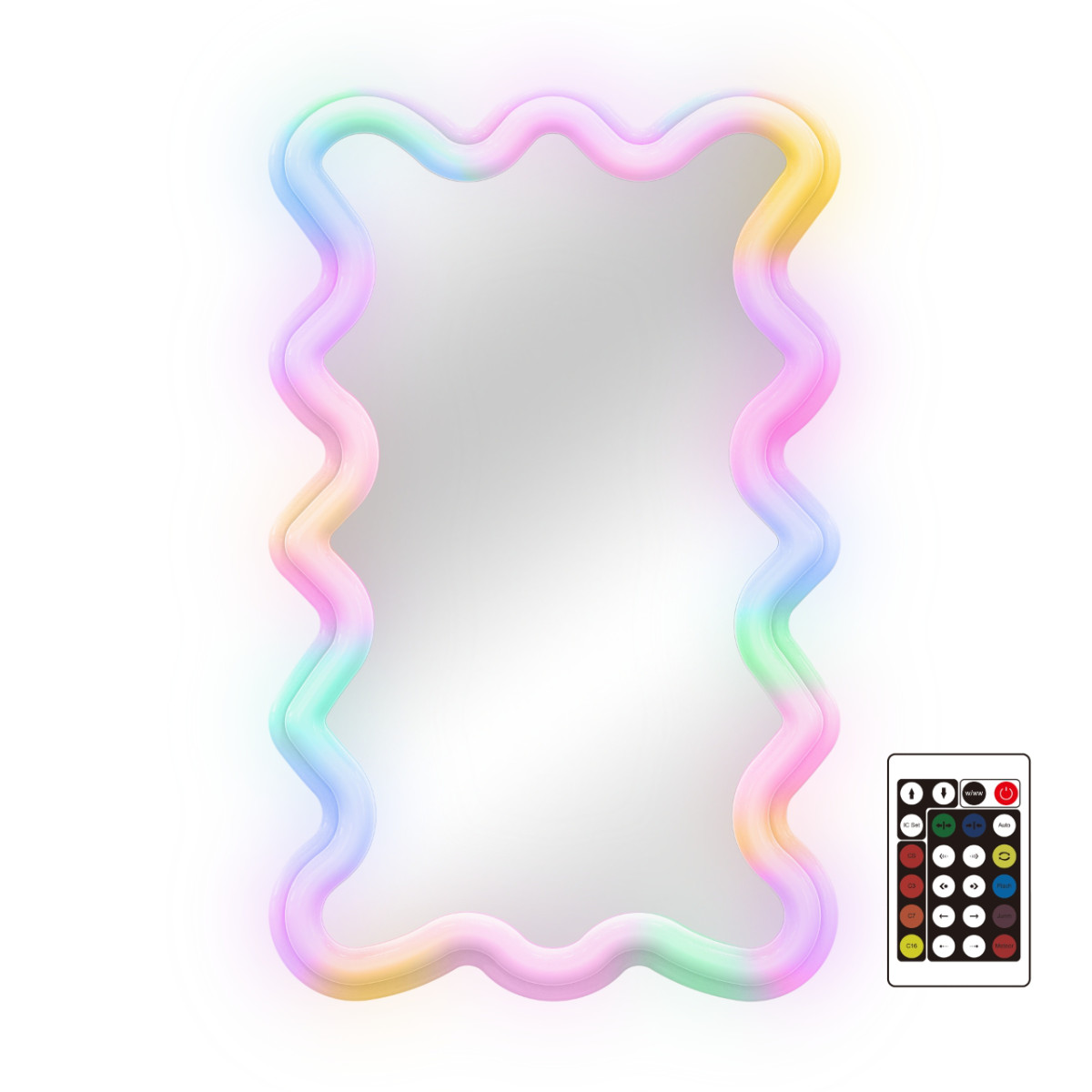 Lalarma Magic Glow Spiegel – leuchtender Schmink- & Spielspiegel für Kinder