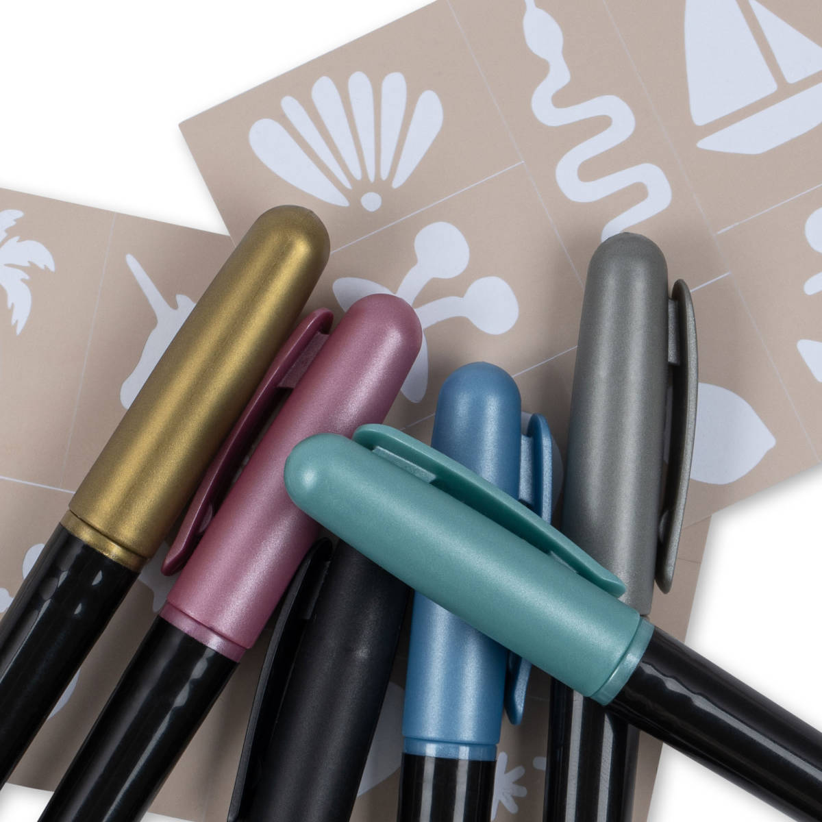 Konges Sløjd Tattoo-Stift-Set Multi - Detailansicht KS101073