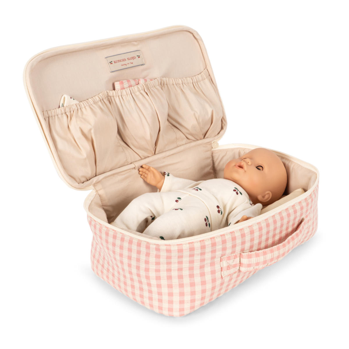 Konges Sløjd Doll Care Set in a Suitcase – with Baby Doll & Accessories