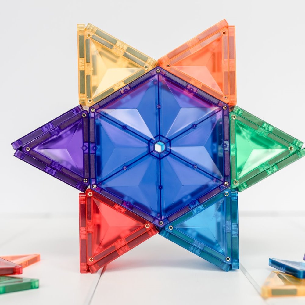 Connetix Magnetbausteine Set - Rainbow Geometry - 30 Teile