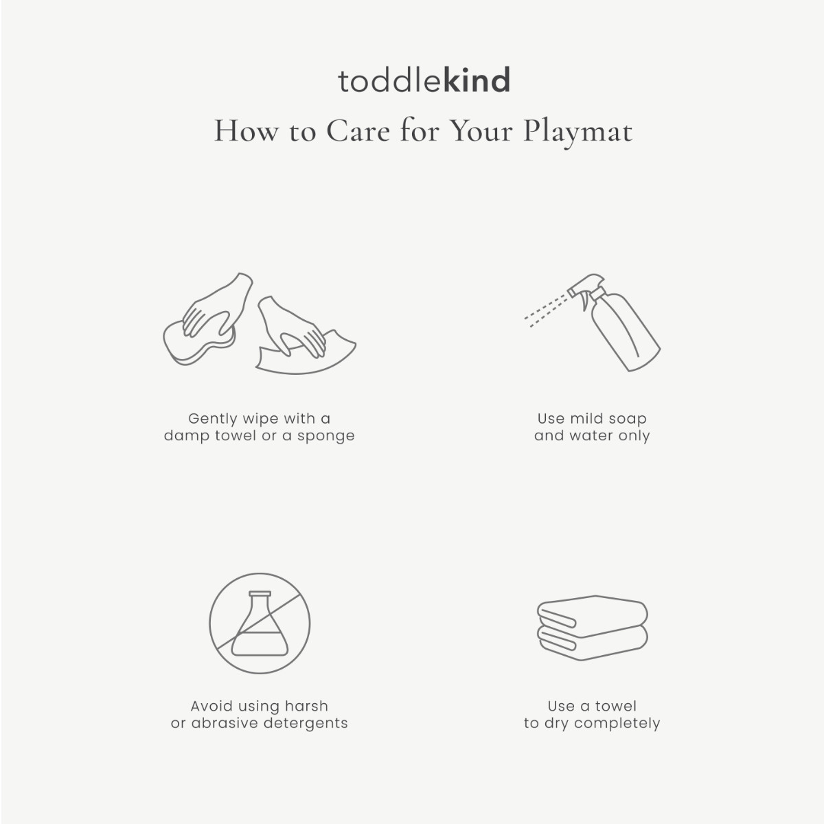 Toddlekind Spielmatte Classic Collection (131x131 cm)