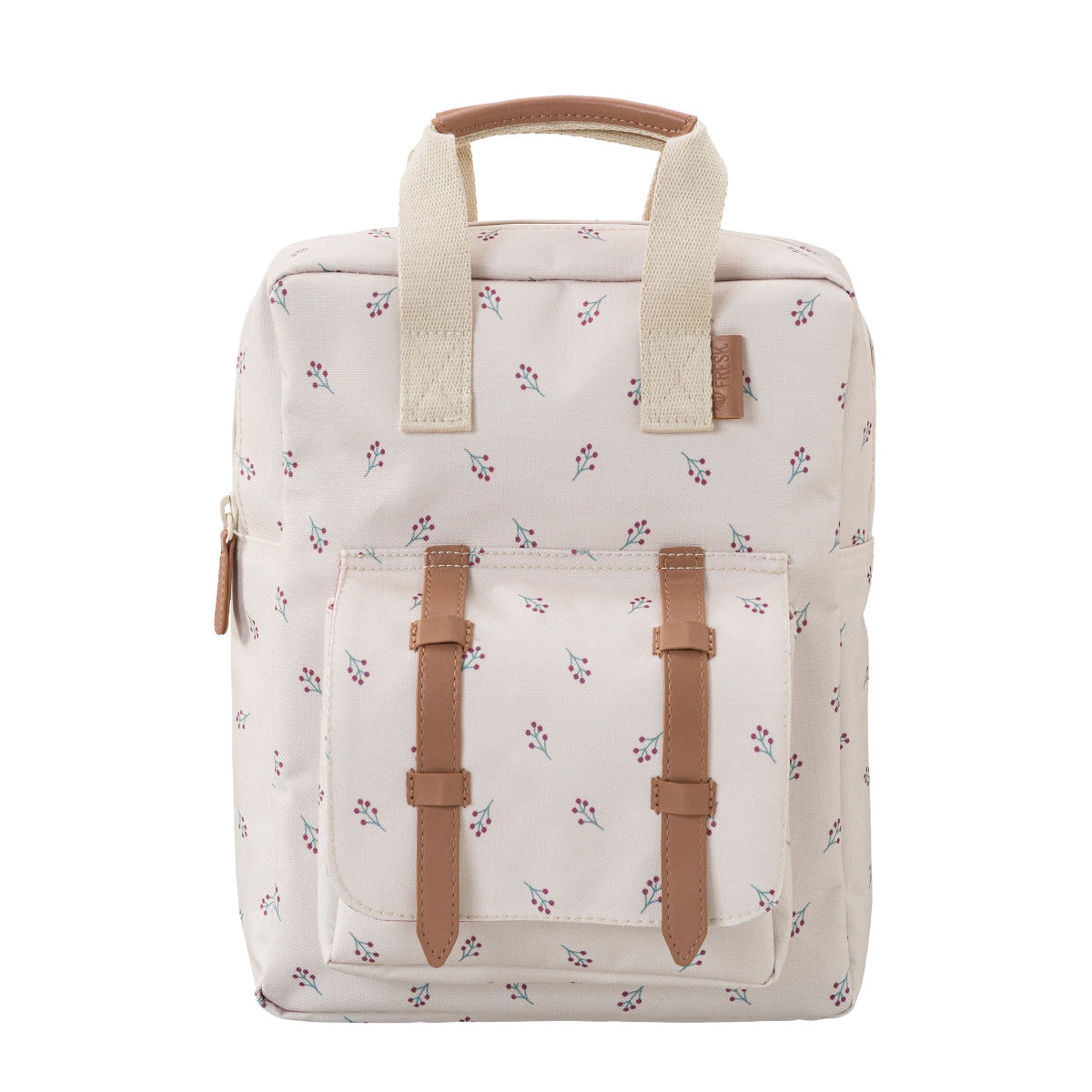 Fjällräven Rucksack Kånken in Beige mit Muster - Vorderansicht