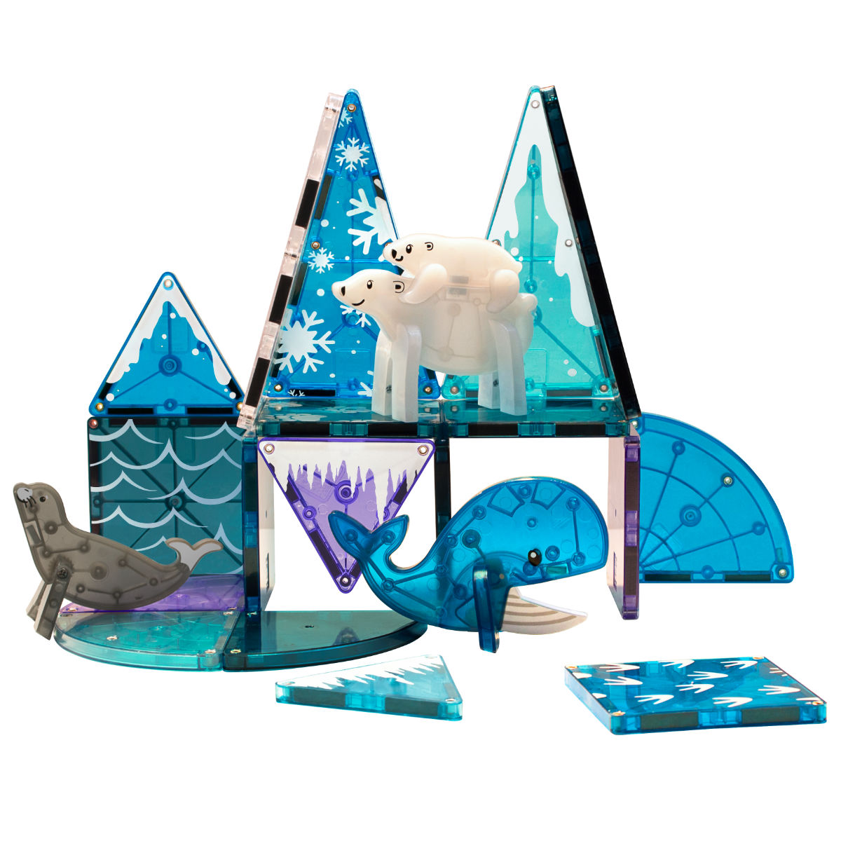 Magna-Tiles Arctic Animals – 25 Pieces