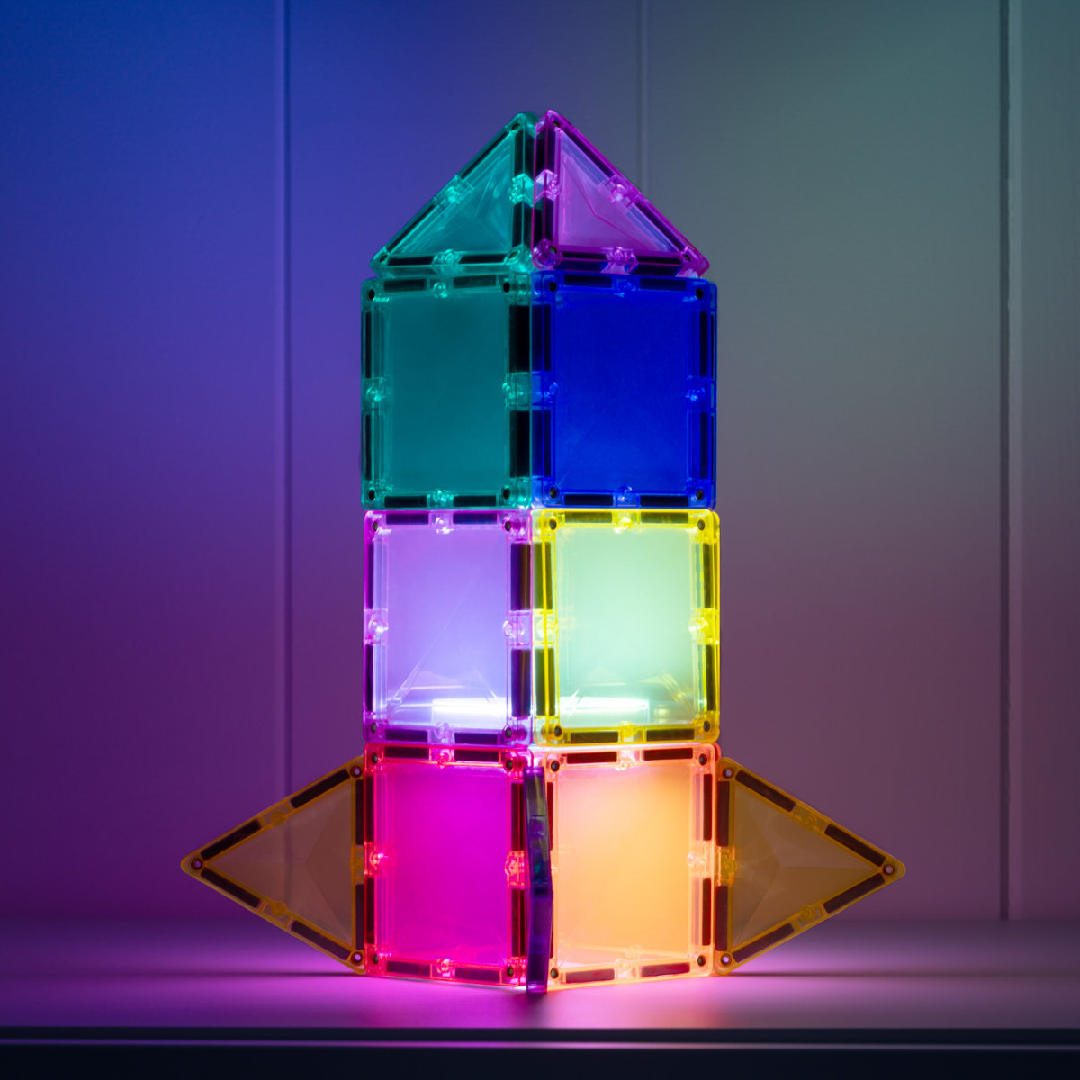 Connetix Magnetbausteine Light Up Star Pack – 28 Teile