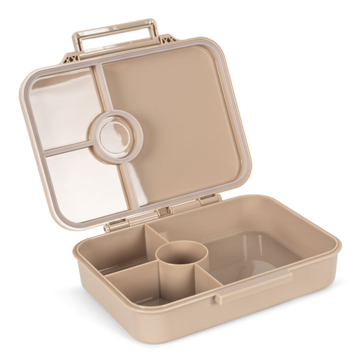 Bento Box in Beige - schräge Ansicht