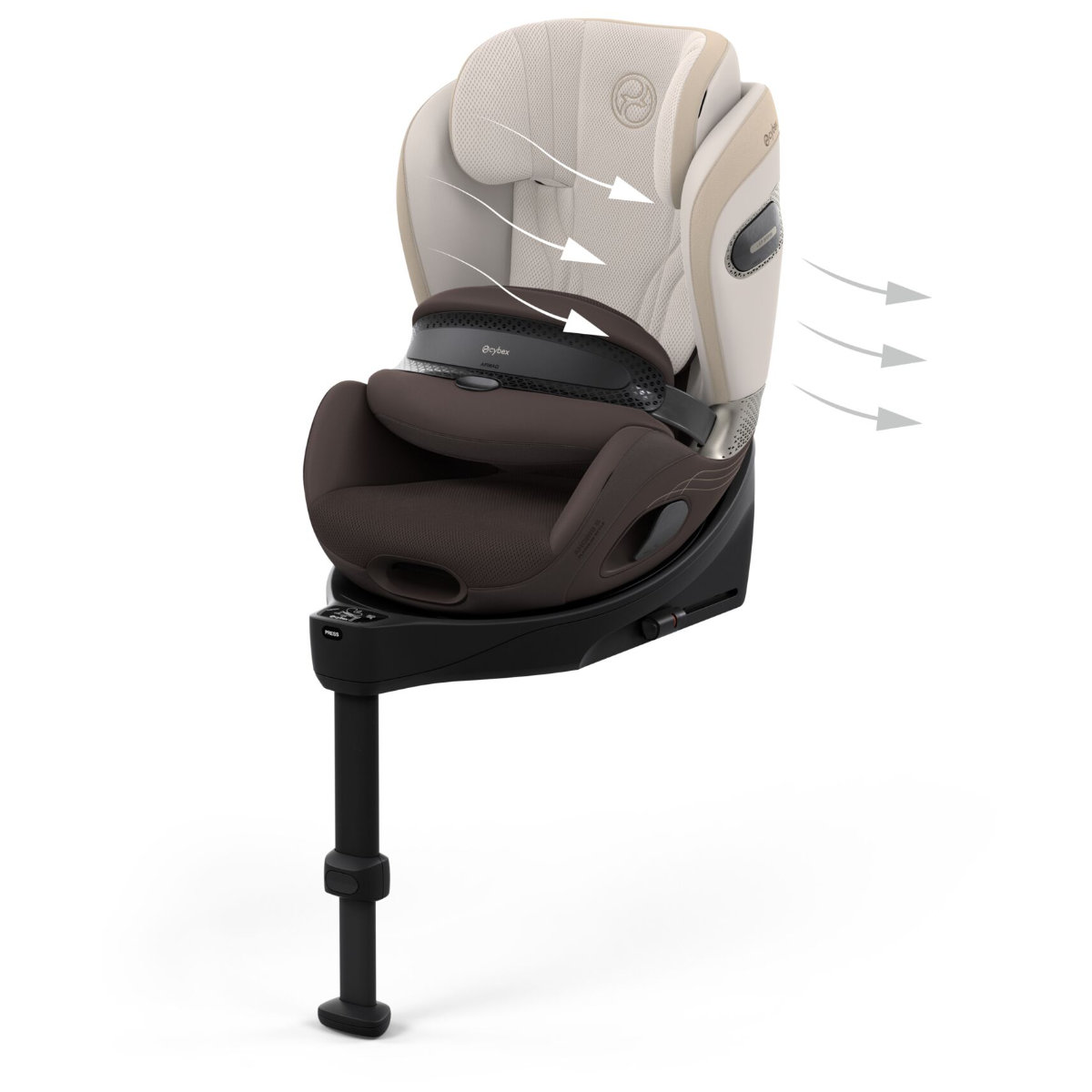 Cybex Anoris S Airbag i-Size Car Seat (15 Months–7 Years)