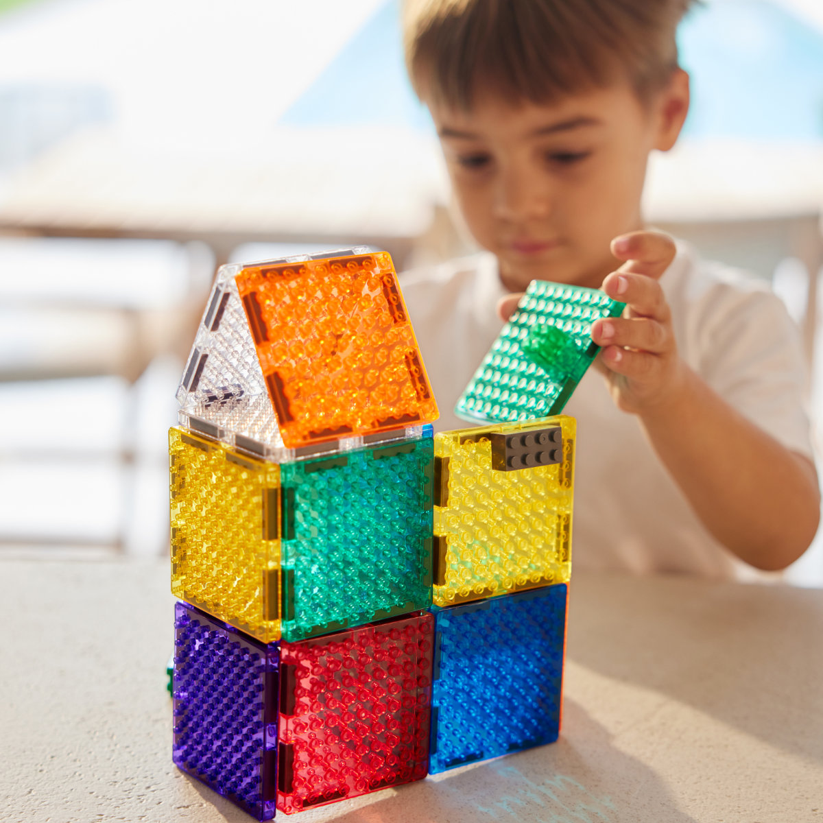 Cleverclixx Brick Tiles Pack Intense – 16 Teile