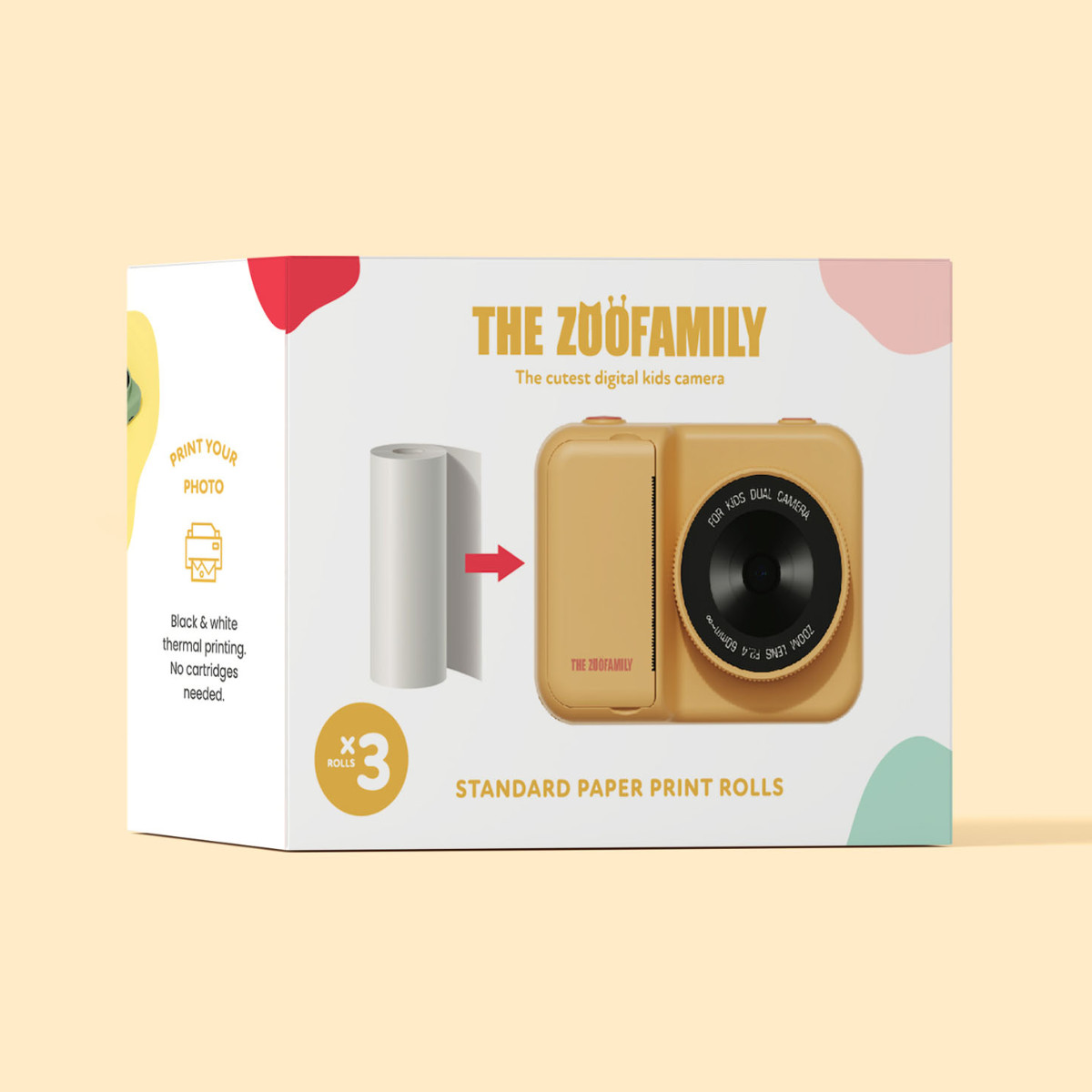 The Zoofamily Paper Rolls for Zoo Print Camera, 3-Pack