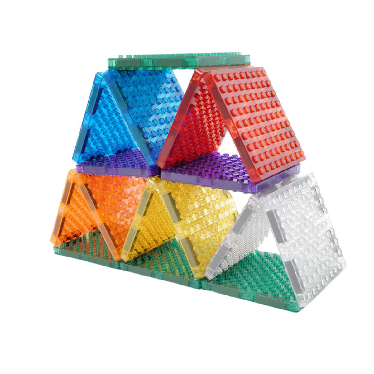 Cleverclixx Brick Tiles Pack Intense – 16 Teile