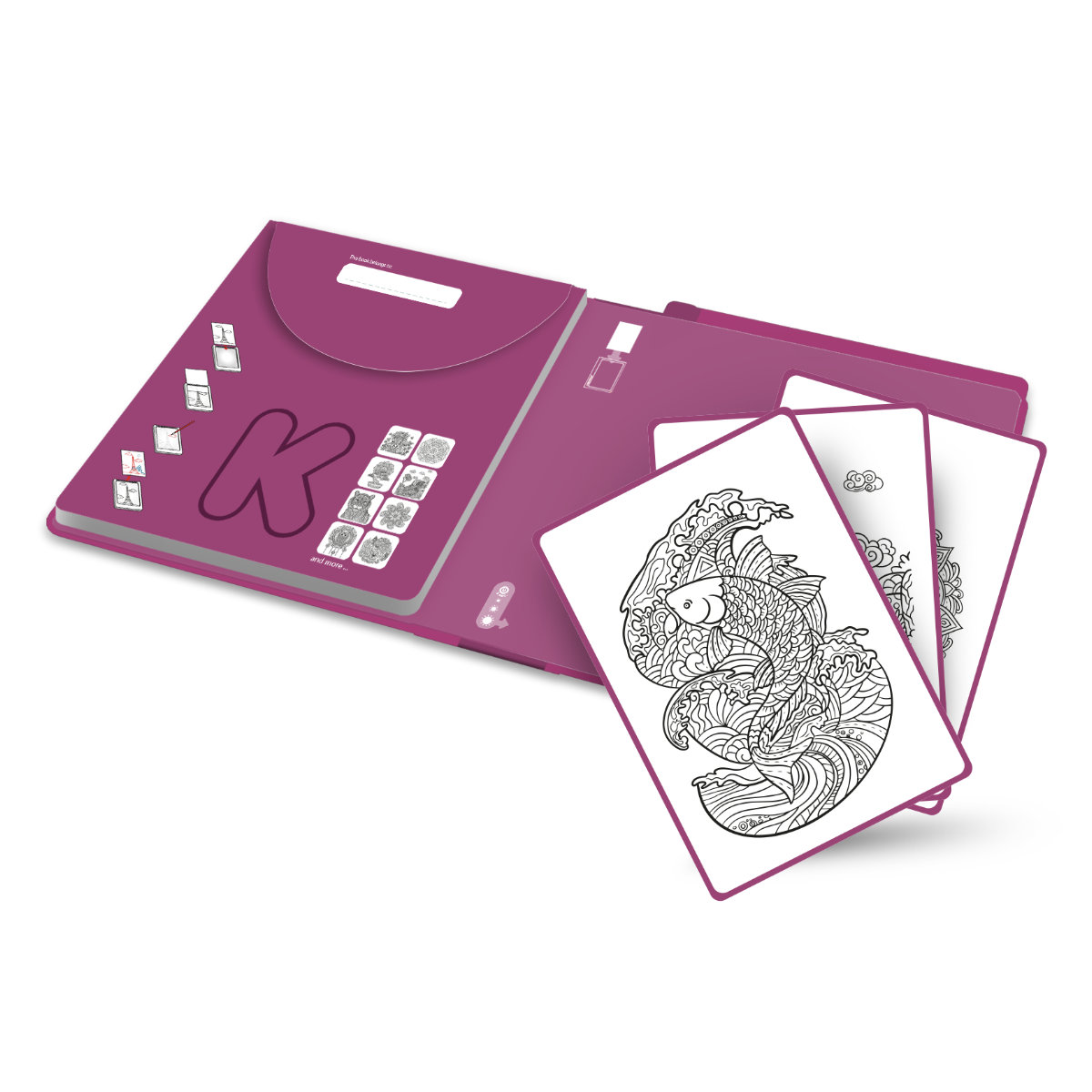 Kidywolf Refill Set for Kidydraw Pad