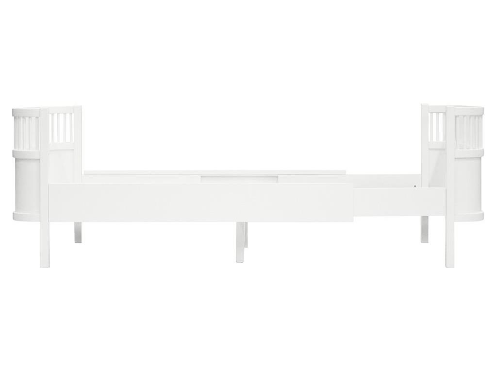 Sebra Bett, Junior & Grow Weiß Jugendbett 90x160/200cm