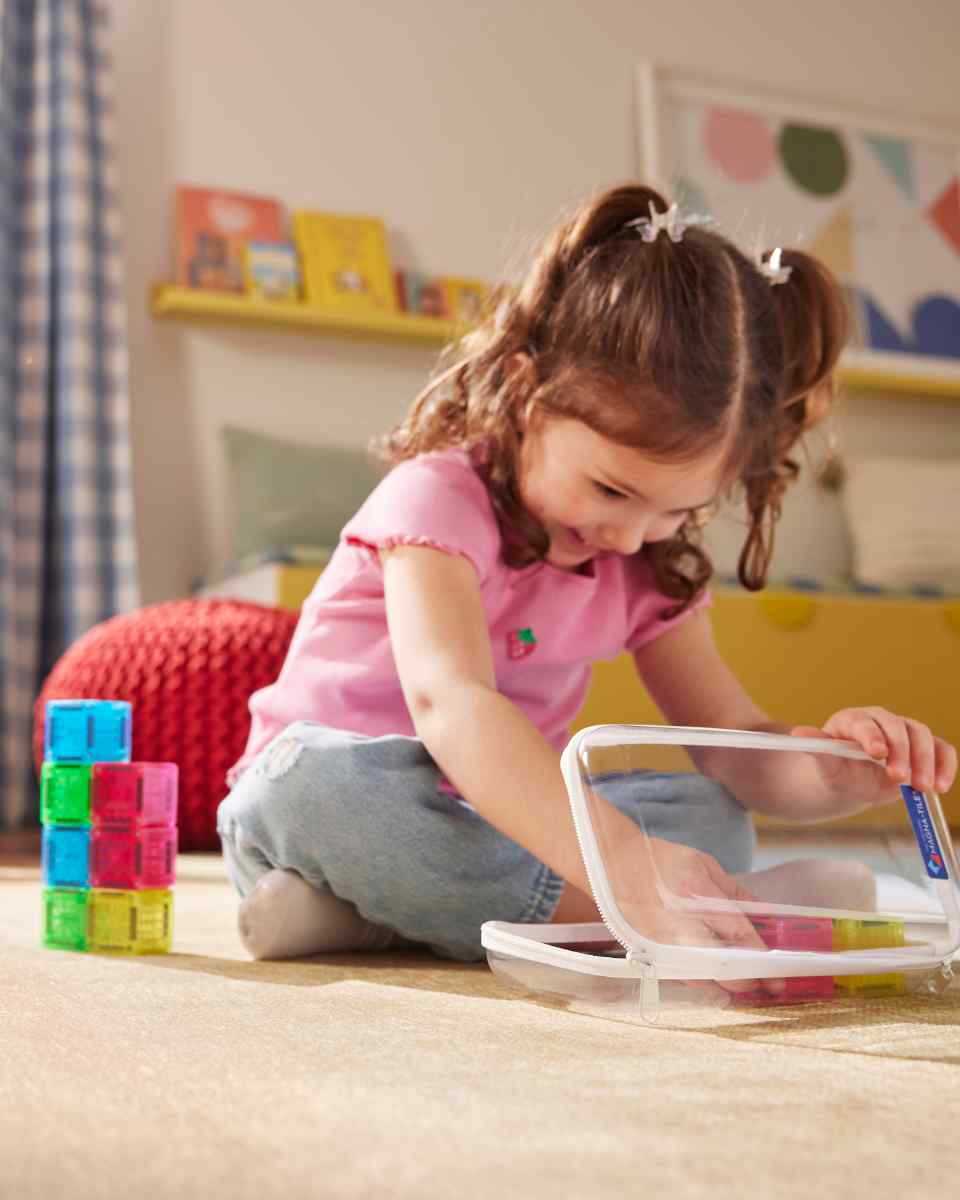 Magna-Tiles microMAGS Cubes - 9 Teile