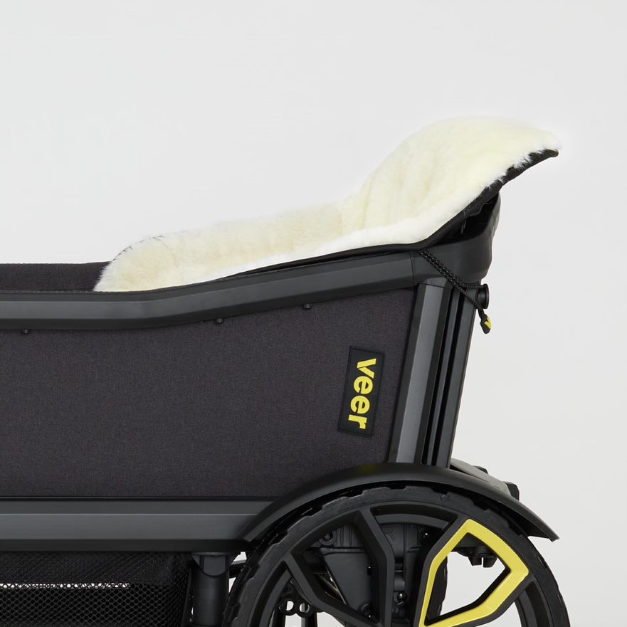 VEER Veganer Lammfell Sitzeinsatz für Cruiser Bollerwagen