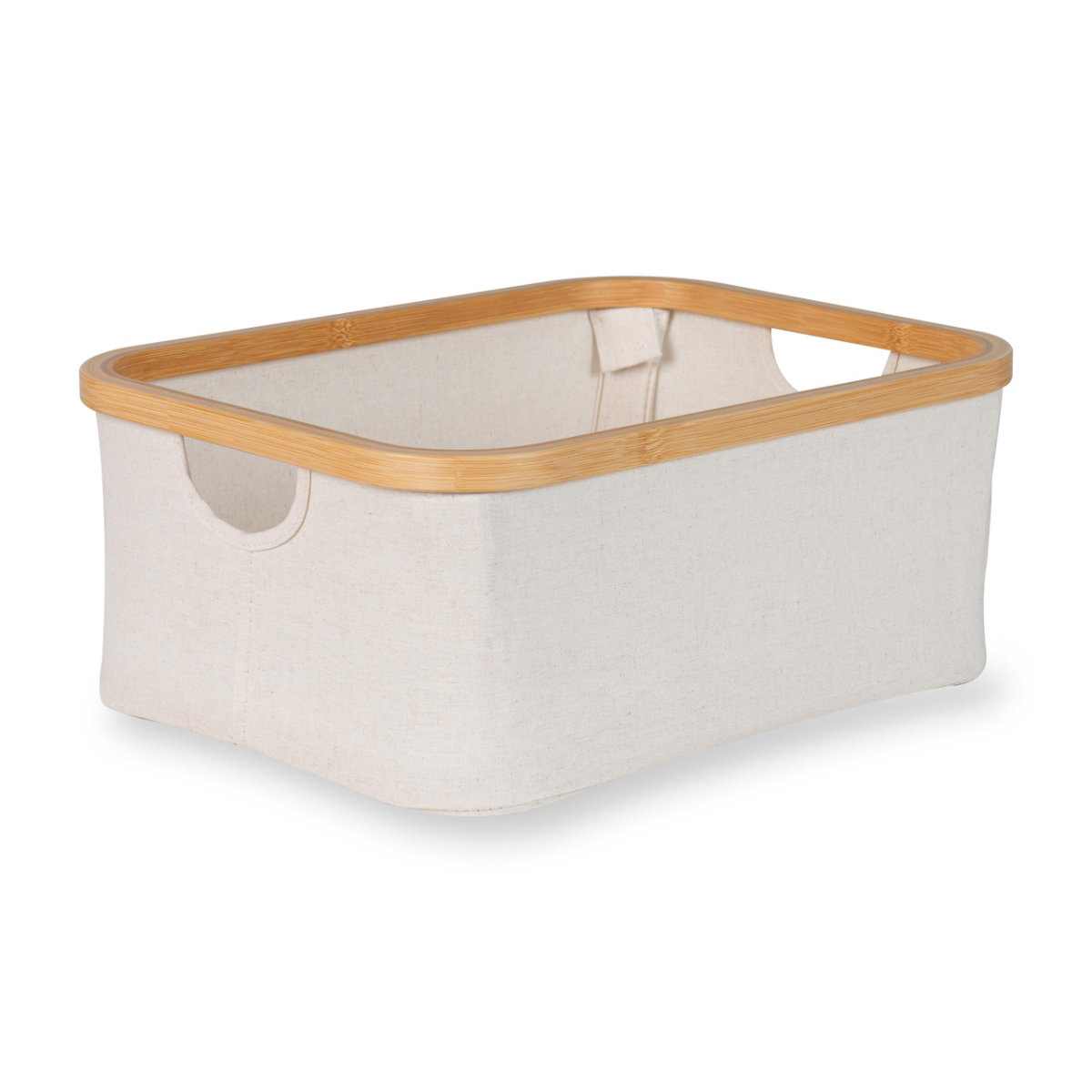 Quax Korb für Wickeltisch 65MM002NM in Beige - schräge Ansicht