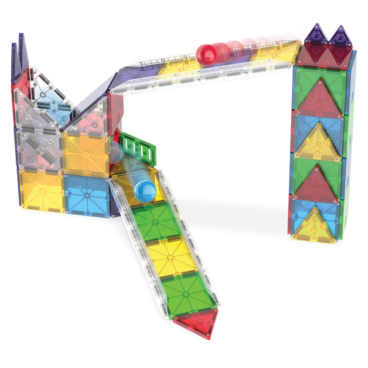 Magna-Tiles Rail Racers Deluxe – 90-Piece