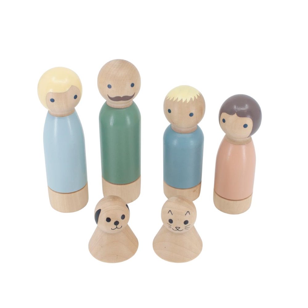 Sebra dolls for the Sebra dollhouse