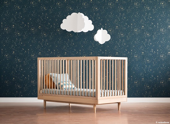 Nobodinoz PURE Evolutive Babybett 70x140cm