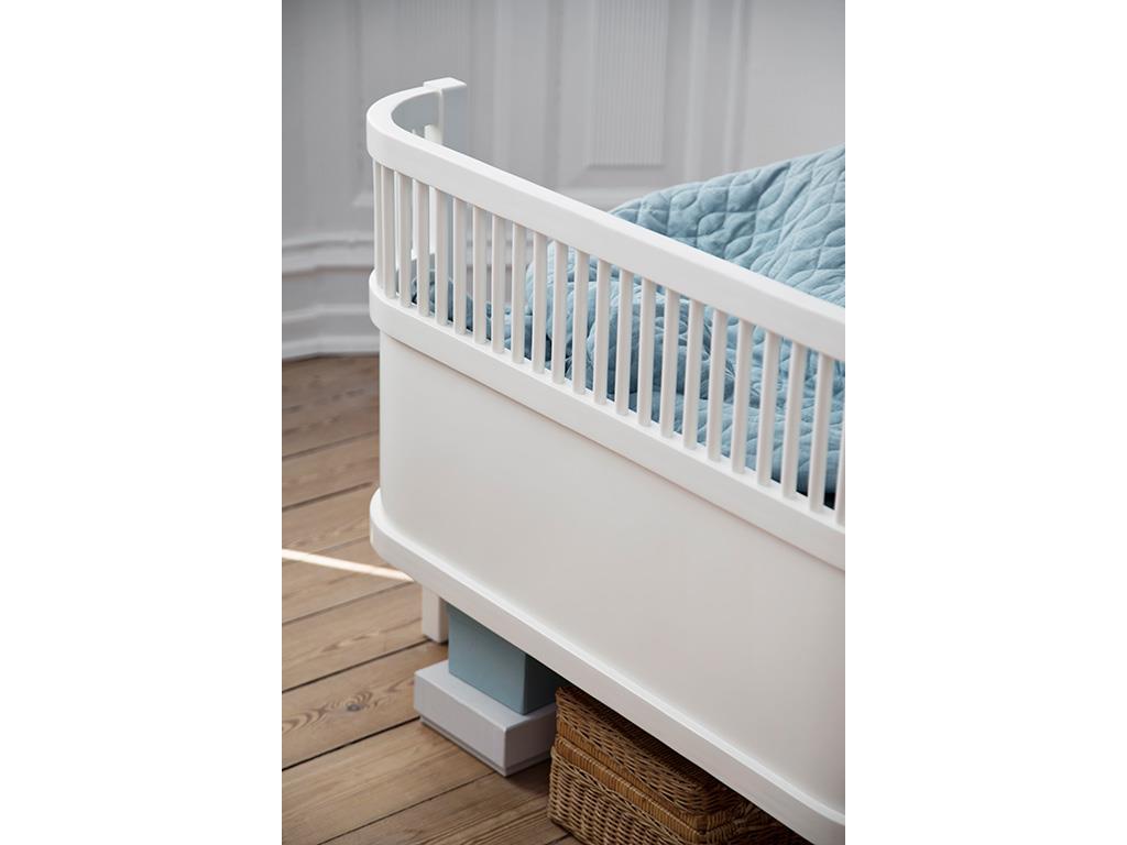 Sebra Bett, Junior & Grow Weiß Jugendbett 90x160/200cm