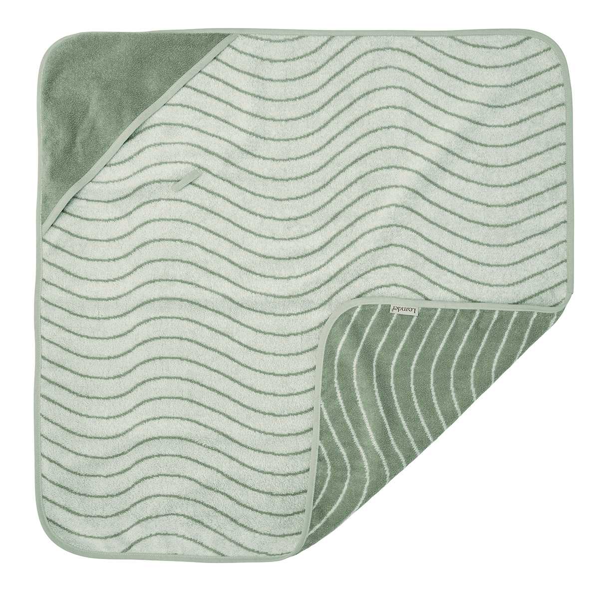 Leander Hooded Baby Towel, Organic 80 x 80 cm