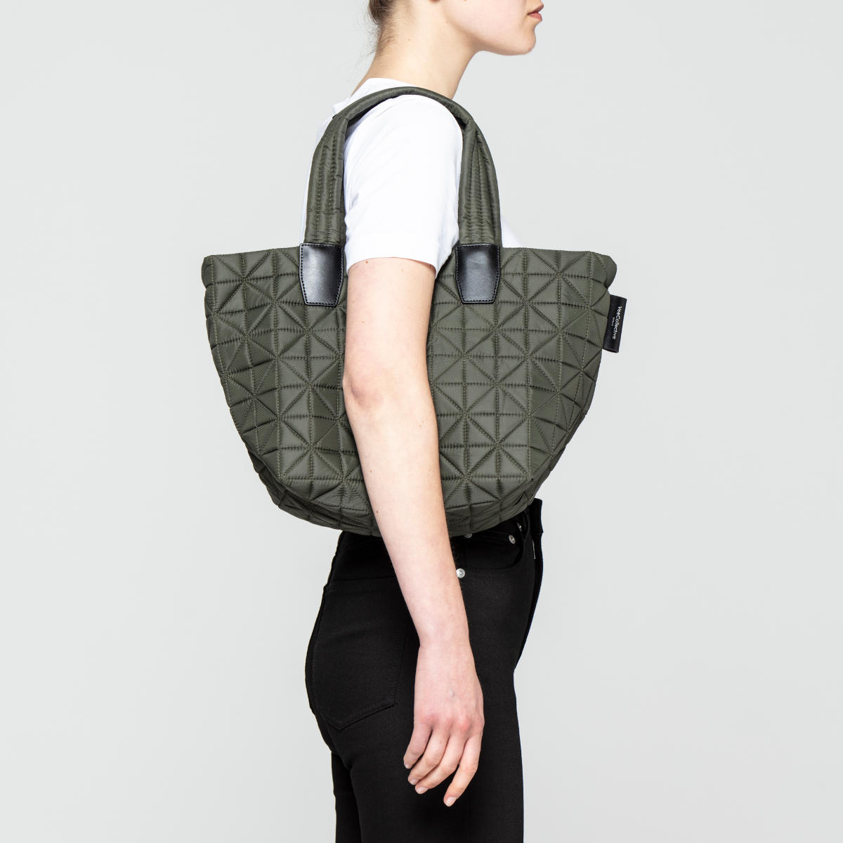VeeCollective Vee Tote Bag Small Olive
