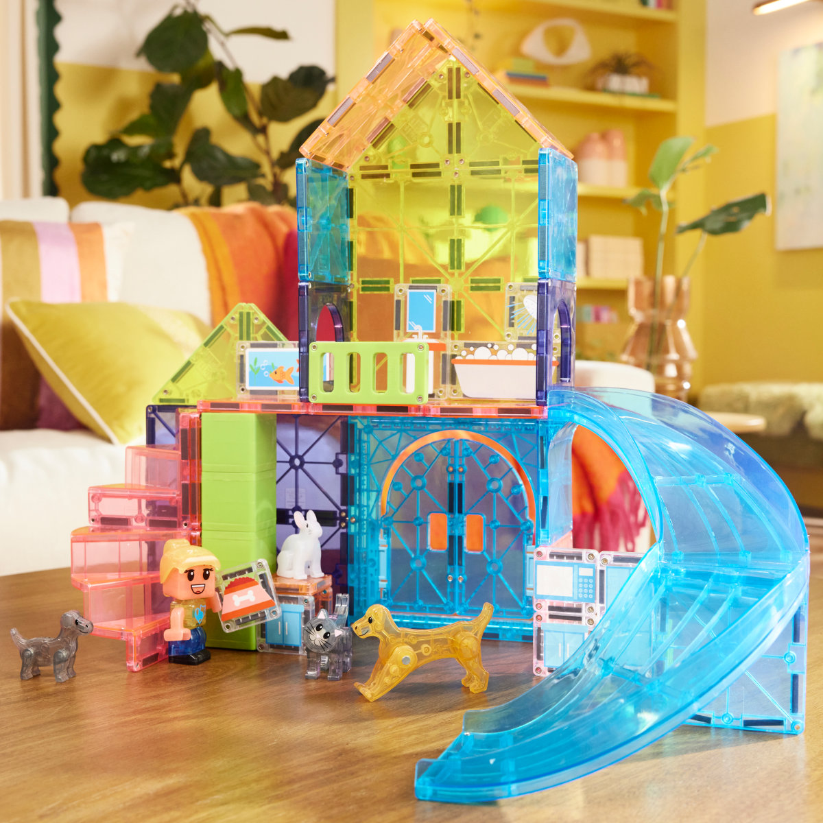 Magna-Tiles Pet Playhouse – 50 Teile