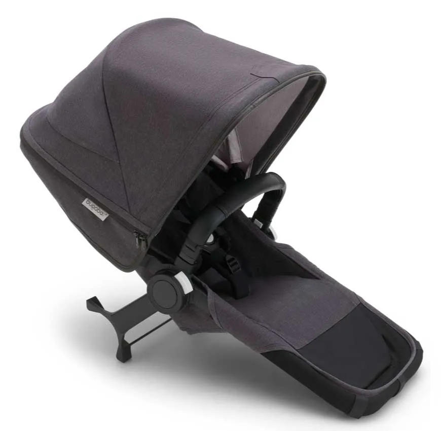 Bugaboo Donkey 5 Mono Kinderwagen 2-in-1 in Grau - schräge Ansicht