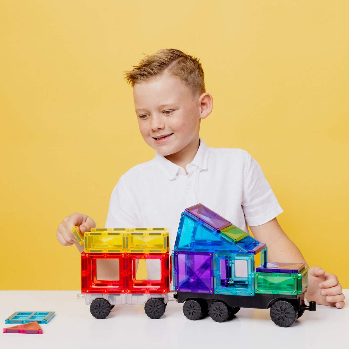 Connetix Magnetbausteine Bright Transport Pack – 50 Teile