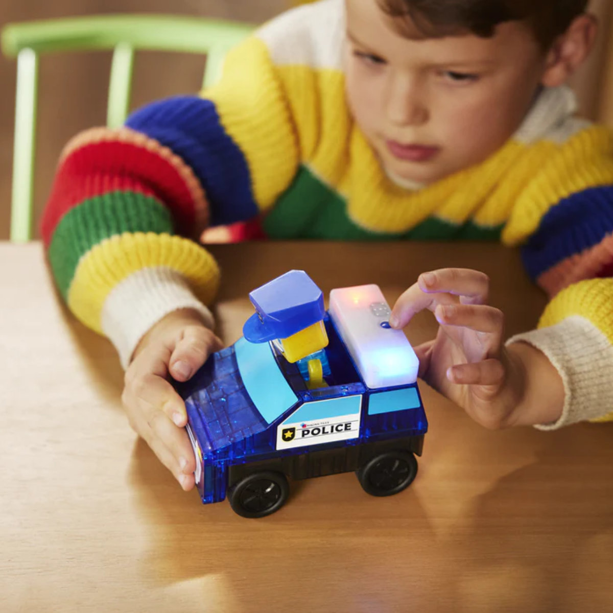 Magna-Tiles Police Station – 35-Piece