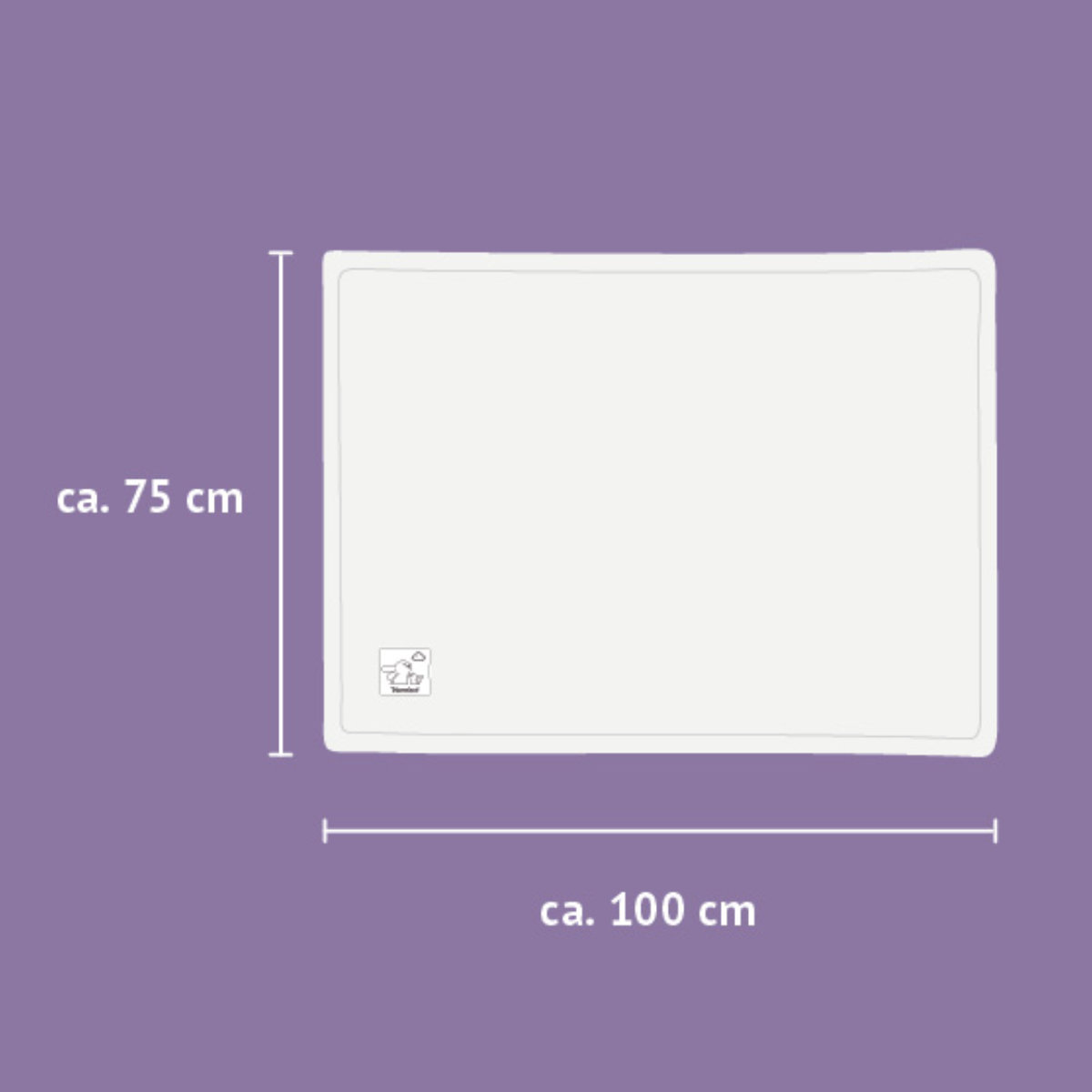 Träumeland Signature cotton cuddle blanket, 100×75 cm