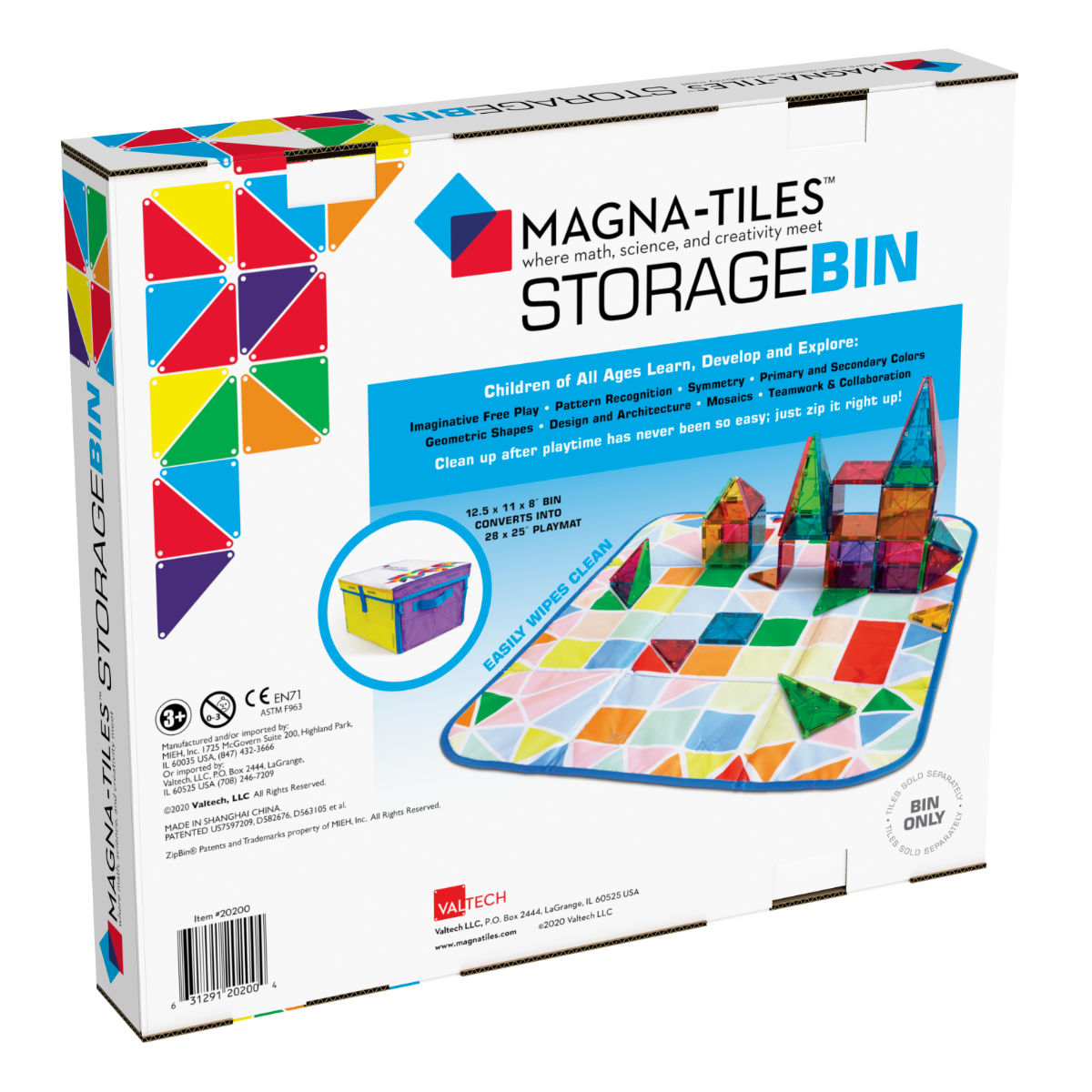Magna-Tiles Spielmatte und Aufbewahrungsbox