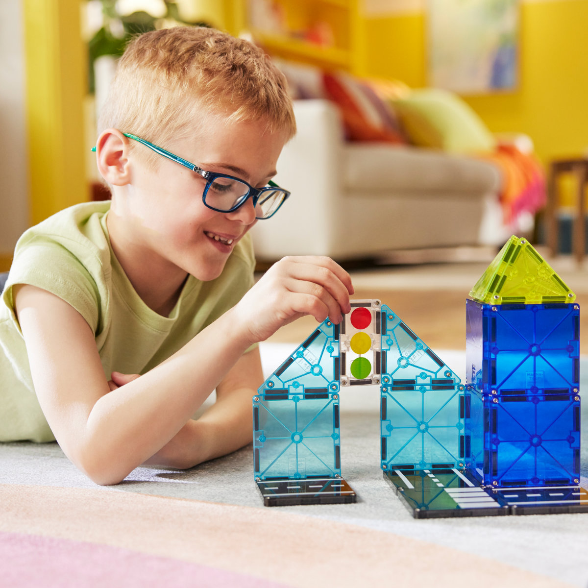 Magna-Tiles Police Patrol – 20 Piece