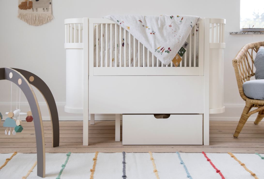 Sebra Baby & Juniorbett mit Schublade Set-M
