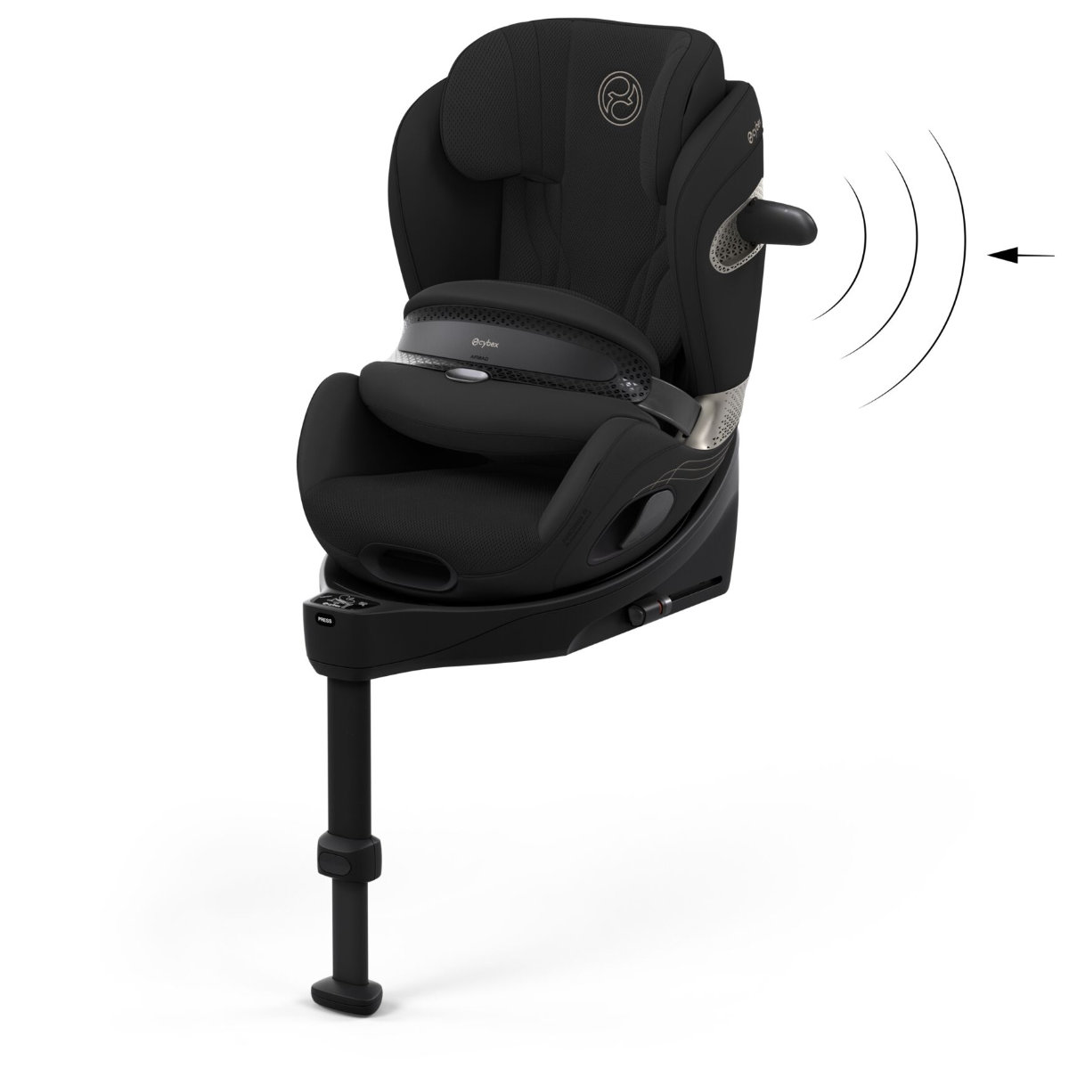 Cybex Anoris Si Airbag i-Size Car Seat (15 Months–7 Years) with Integrated ISOFIX Base
