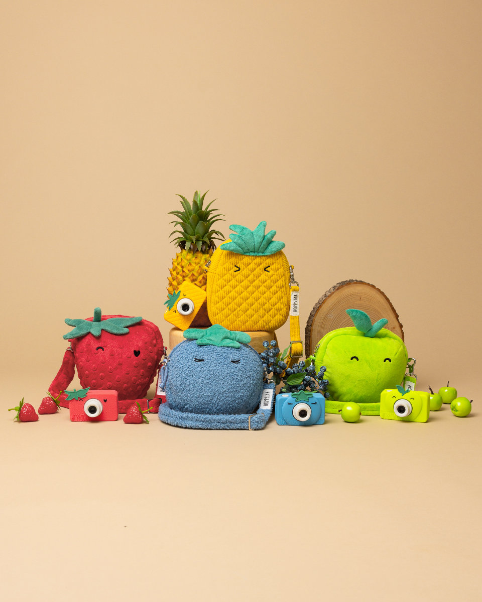 Hoppstar Cheeky Fruits Camera Bag for Kids