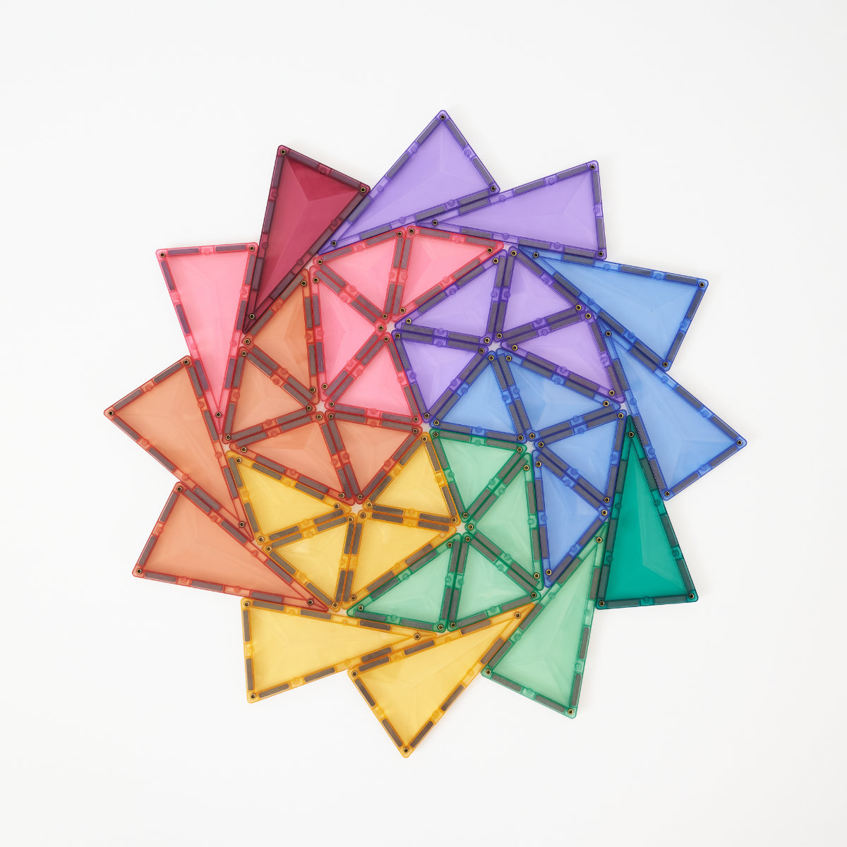 Connetix Magnetbausteine Pastel Creative Ball Run Bundle – 218 Teile