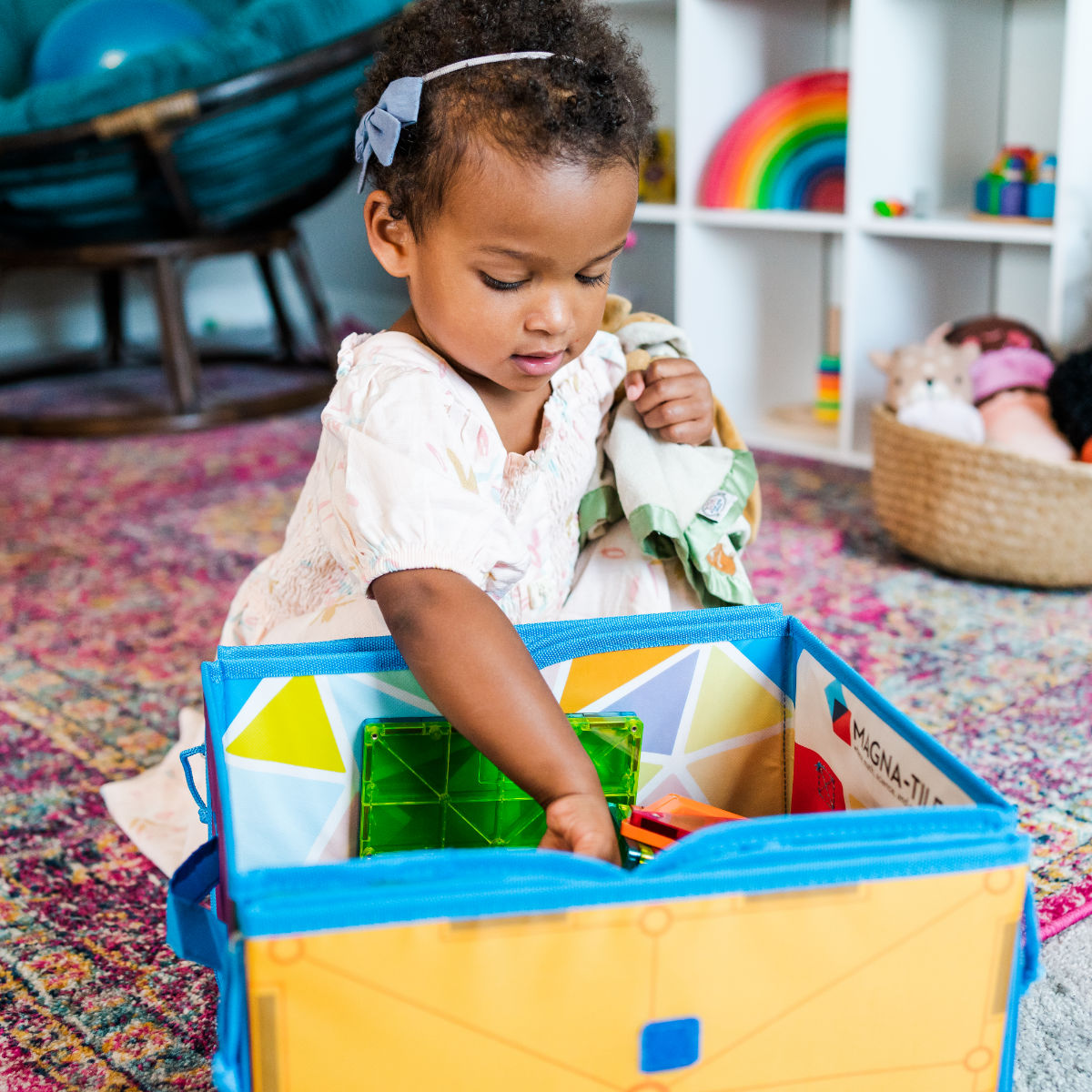 Magna-Tiles Spielmatte und Aufbewahrungsbox